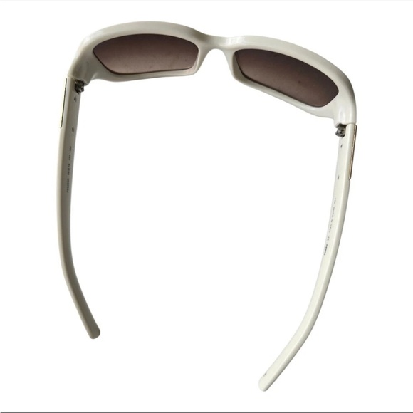 Authentic Fendi Off White Sunglass Women Sparkle Side Bling Made In Italy - Picture 3 of 14